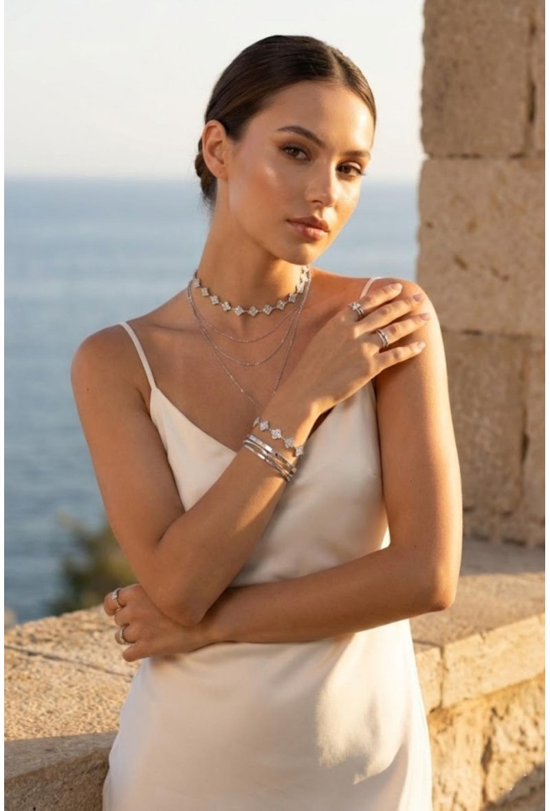 Collier Princesse Ras-du-Cou argent