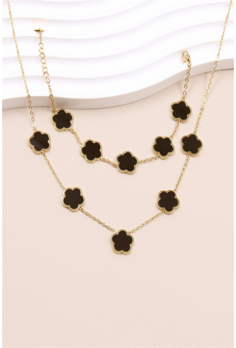 Bracelet trèfle émaillé